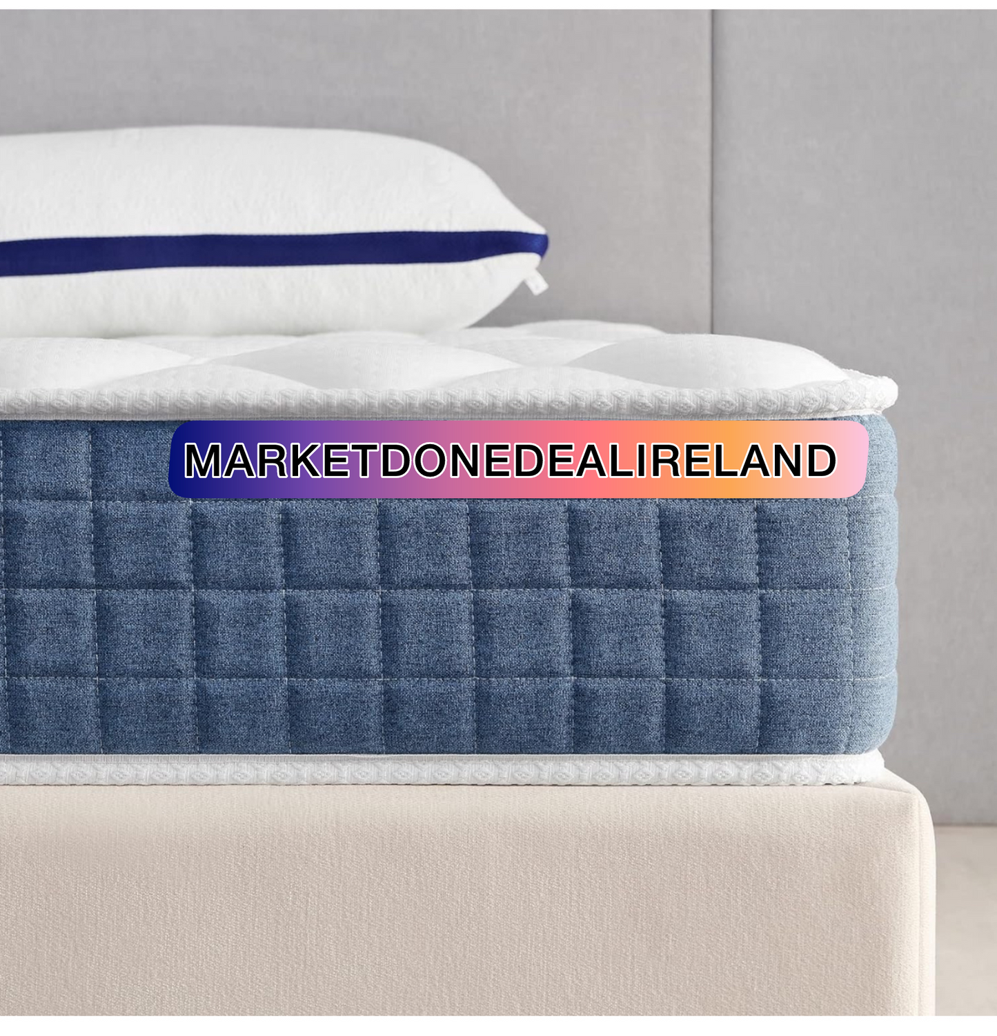 Double Mattress 4FT6 Hybrid Pocket Sprung Memory Foam Mattress.