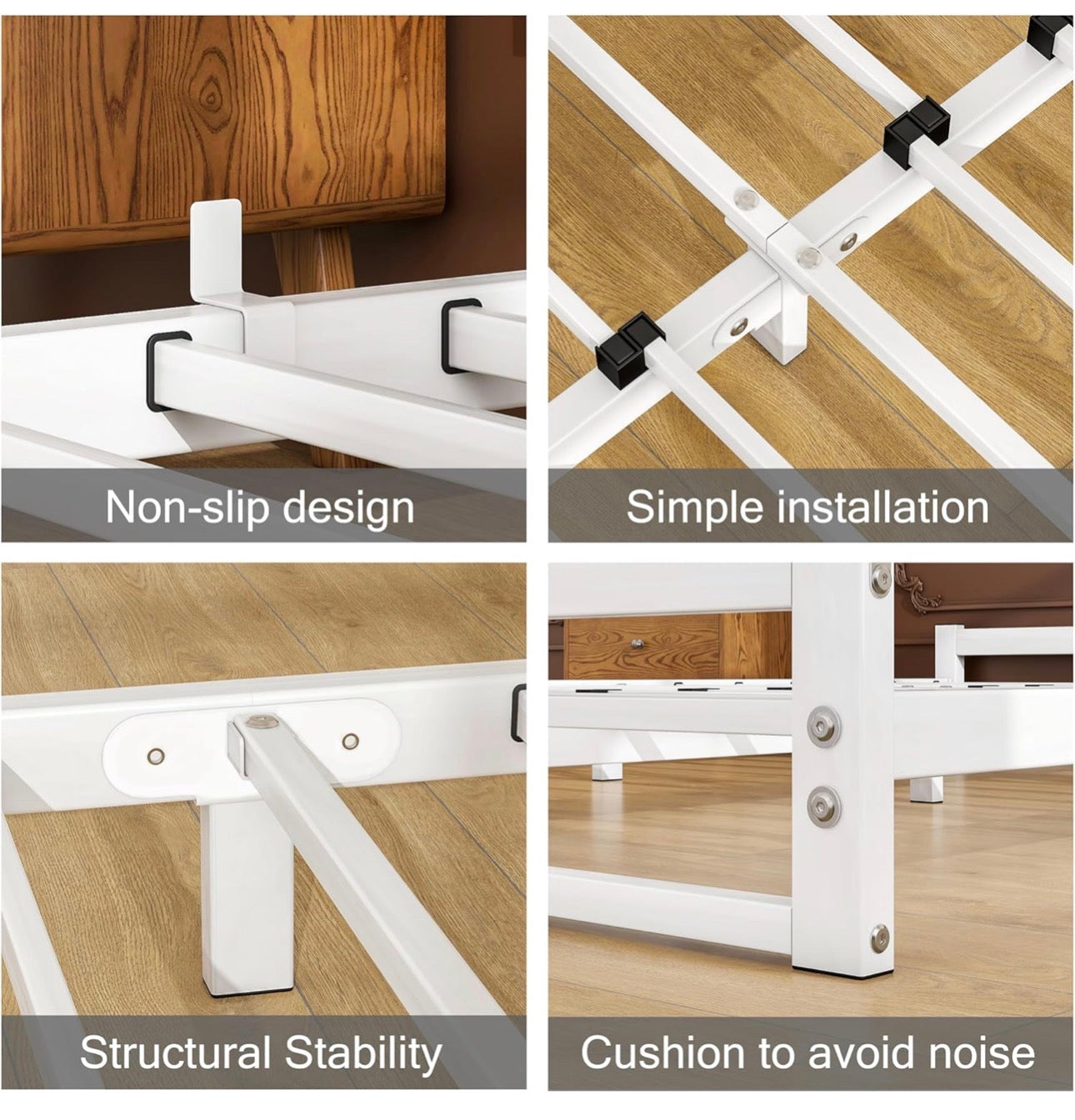 Double Bed Frame,4ft6 Floor Bed Frame Double Bed B