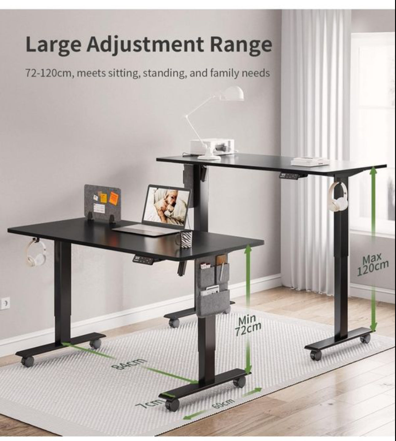 Electric Standing Desk 100x60
