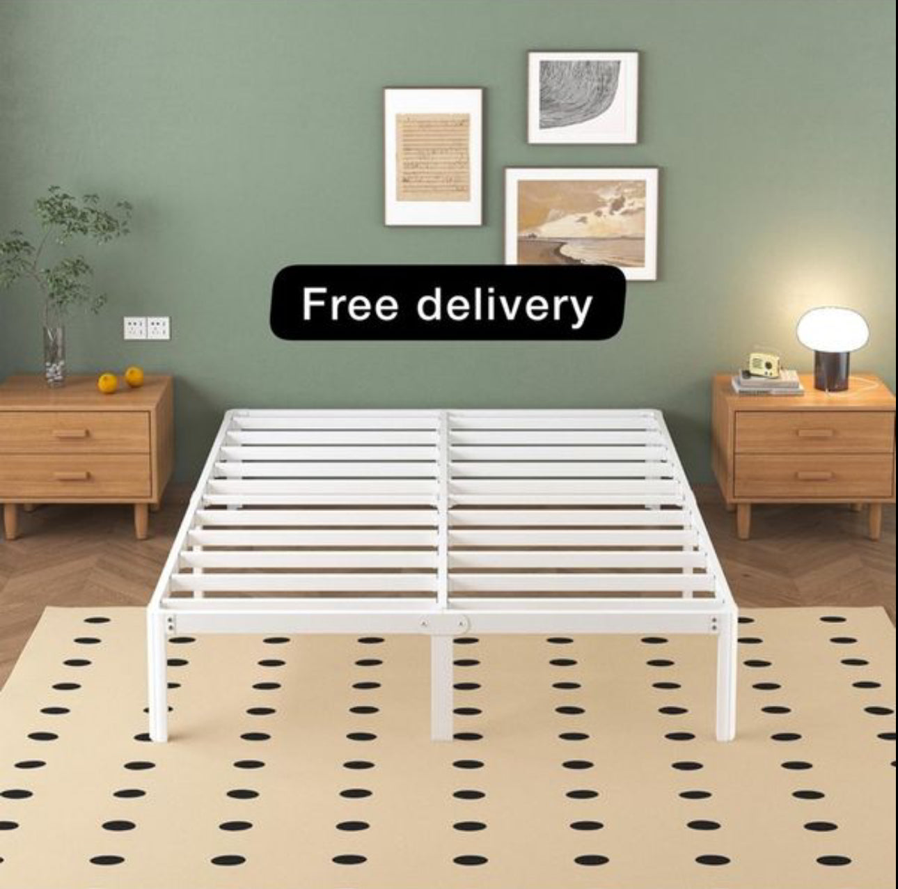 Double Bed Frame 4ft6