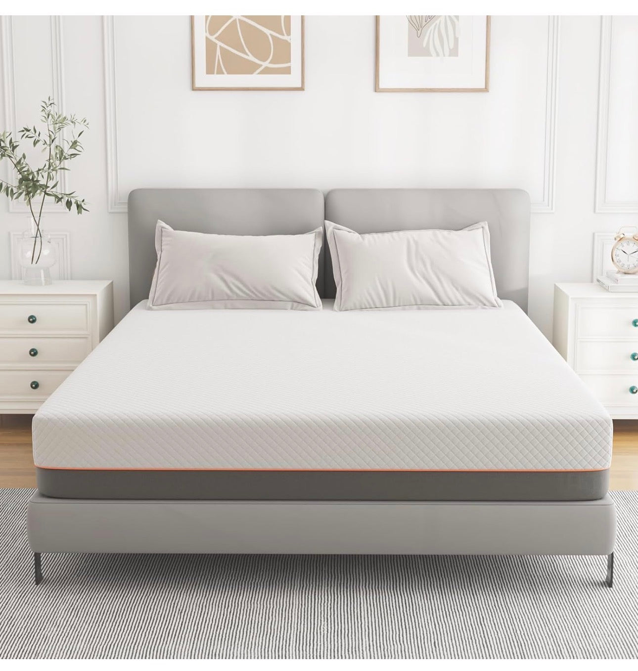 Memory Foam Mattress, 4FT6 Double Mattress, Medium Firm