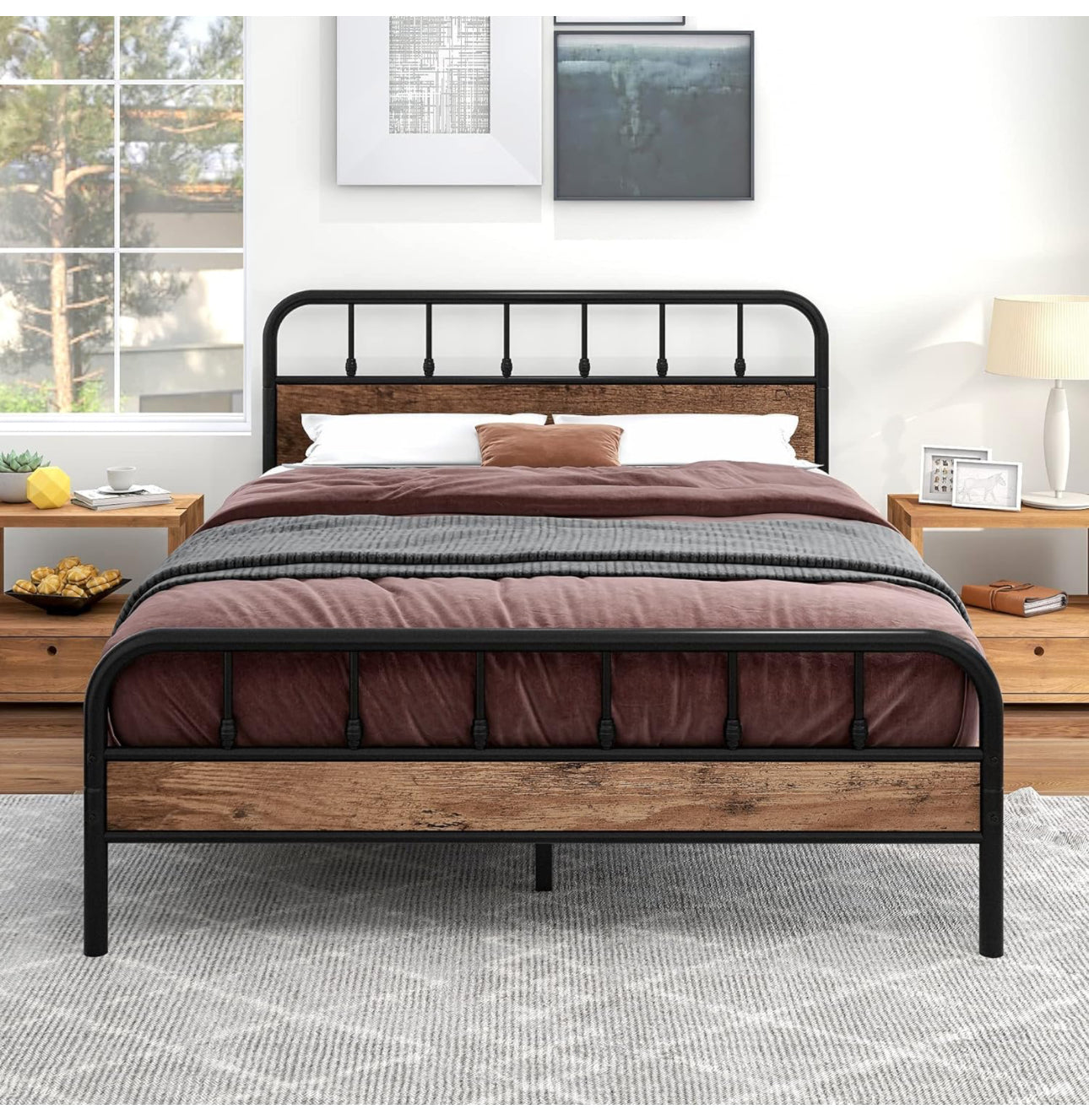 King Size Metal Bed Frame