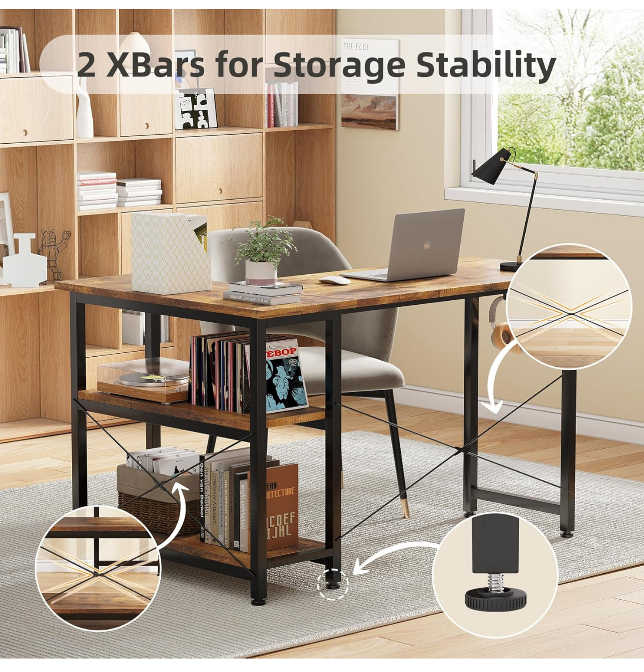 L Shaped Desk 120CM