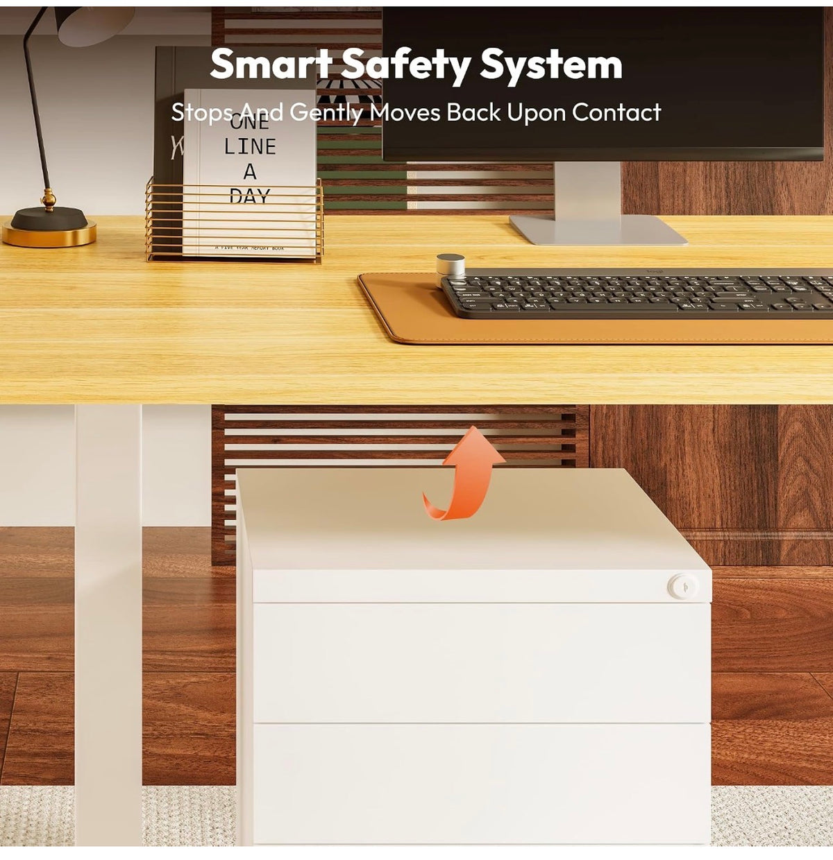 Electric Standing Desk ONE PIECE 110 * 54 Height