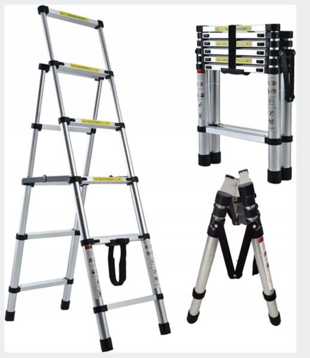 Ladder  1,7 m aluminum up to 150 kg