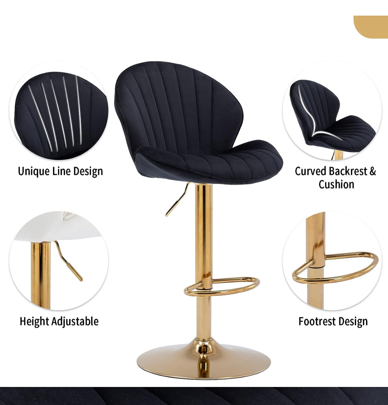 Velvet Bar Stools