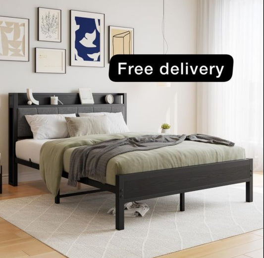 King Size Bed Frame Black
