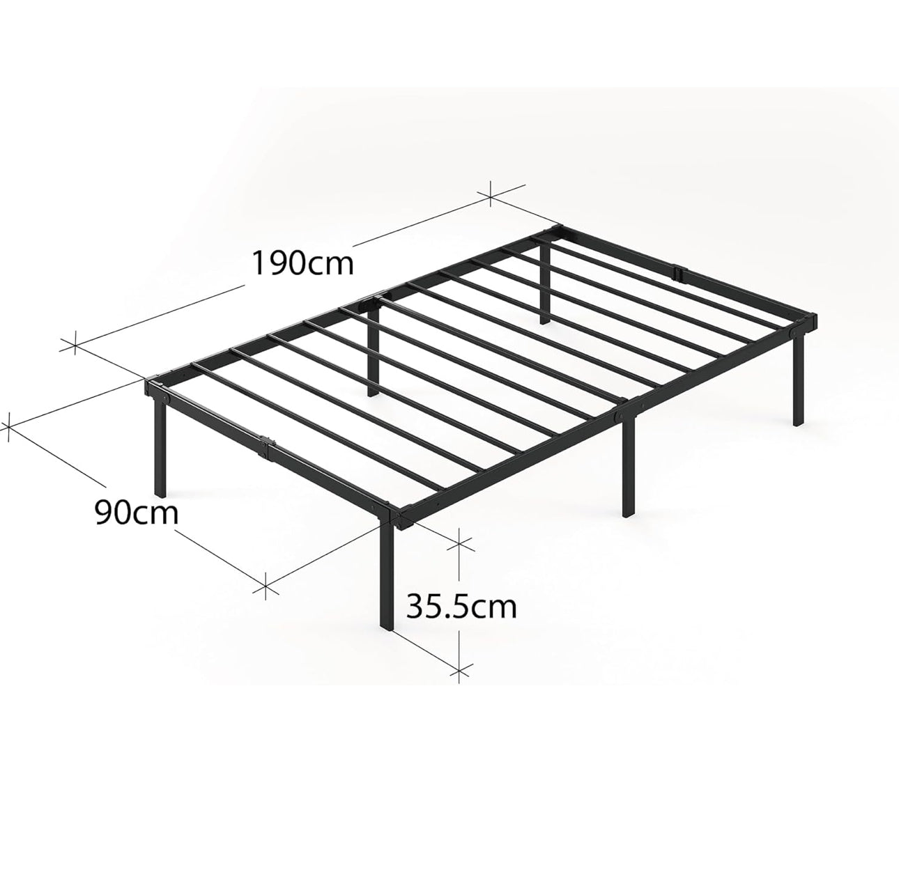 Single Bed frame - Bed 90x190 cm