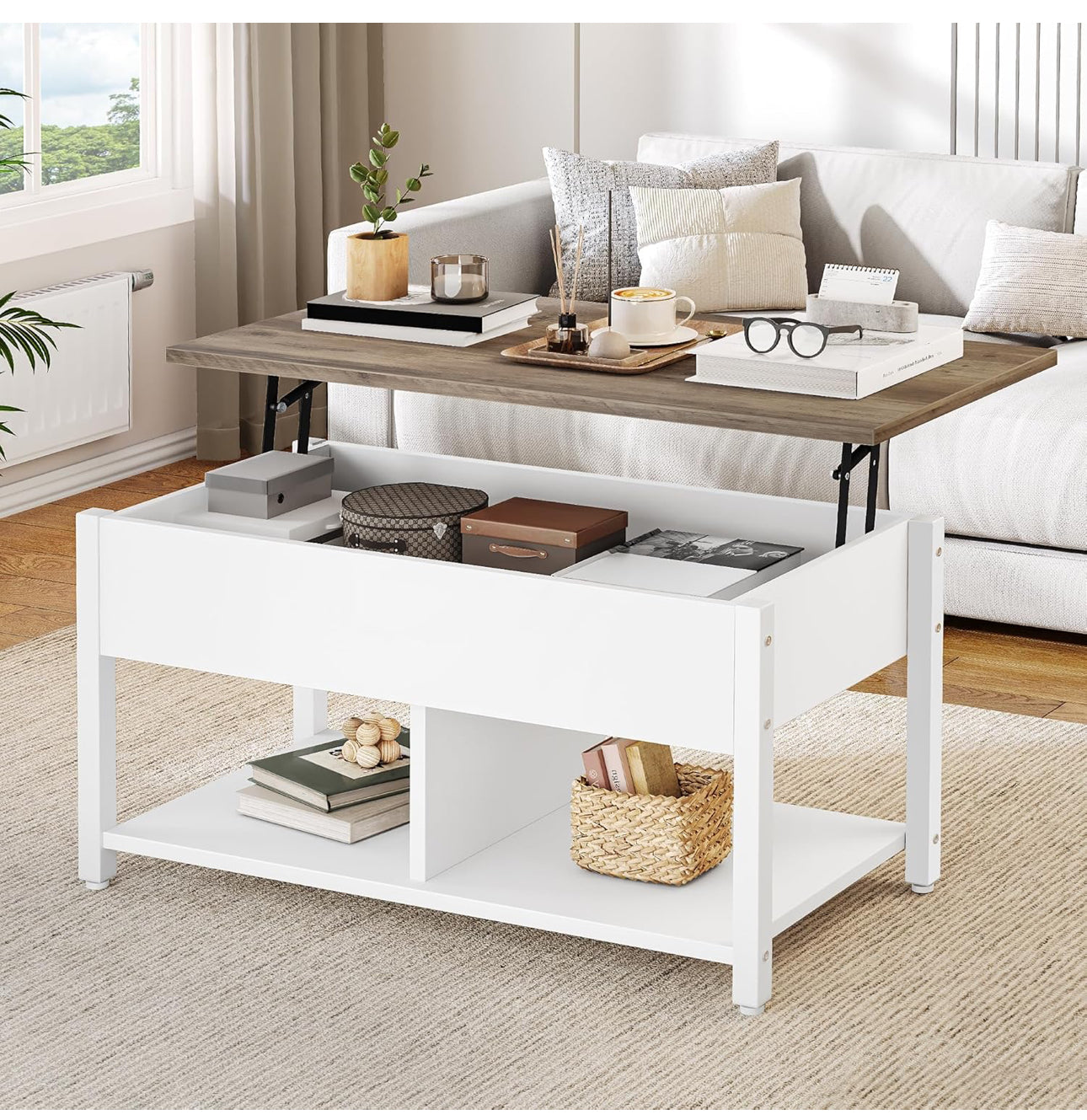 Lift Top Coffee Table, Easy-Lift