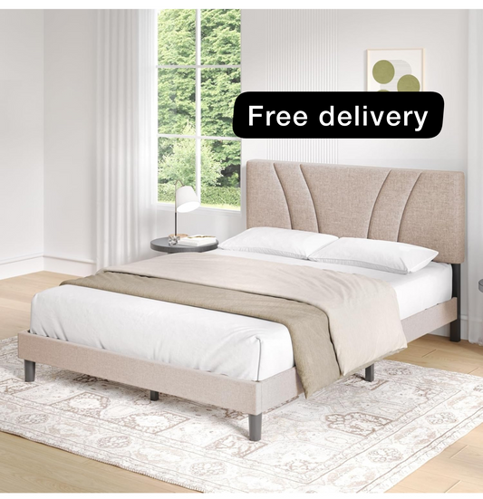 Upholstered Platform Bed Frame