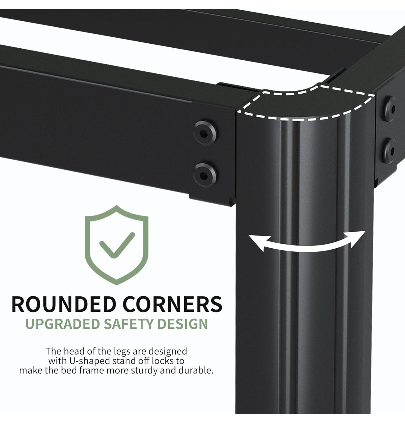 High Super King Bed Frame, 180 x 200x41 cm