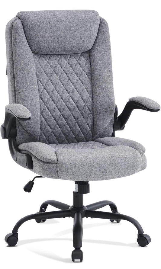 Ergonomic Office Chair Computer Chair Executive Office Chair with Flip Up Armrest High Back