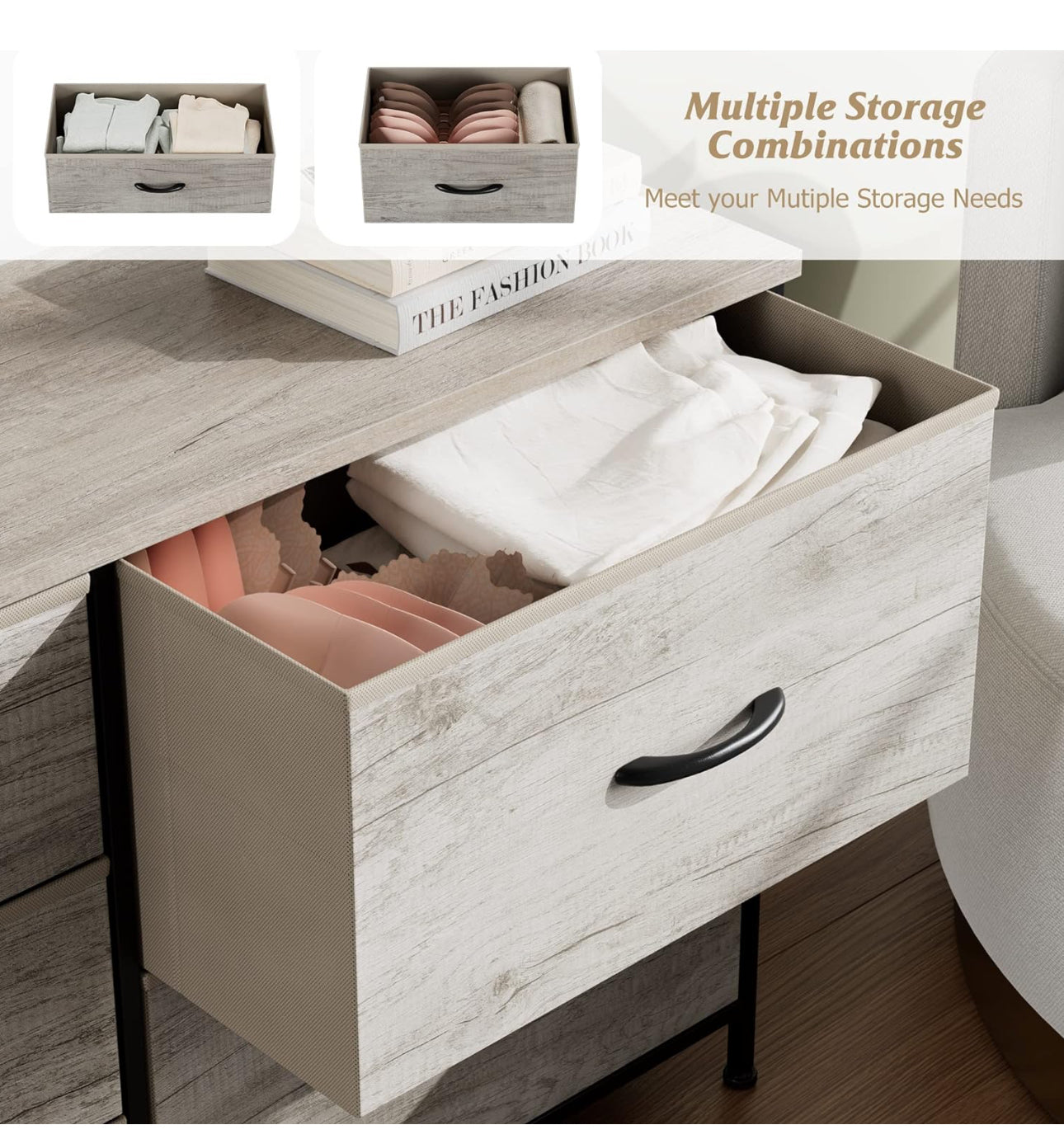 Dresser for Bedroom with 5 Drawers