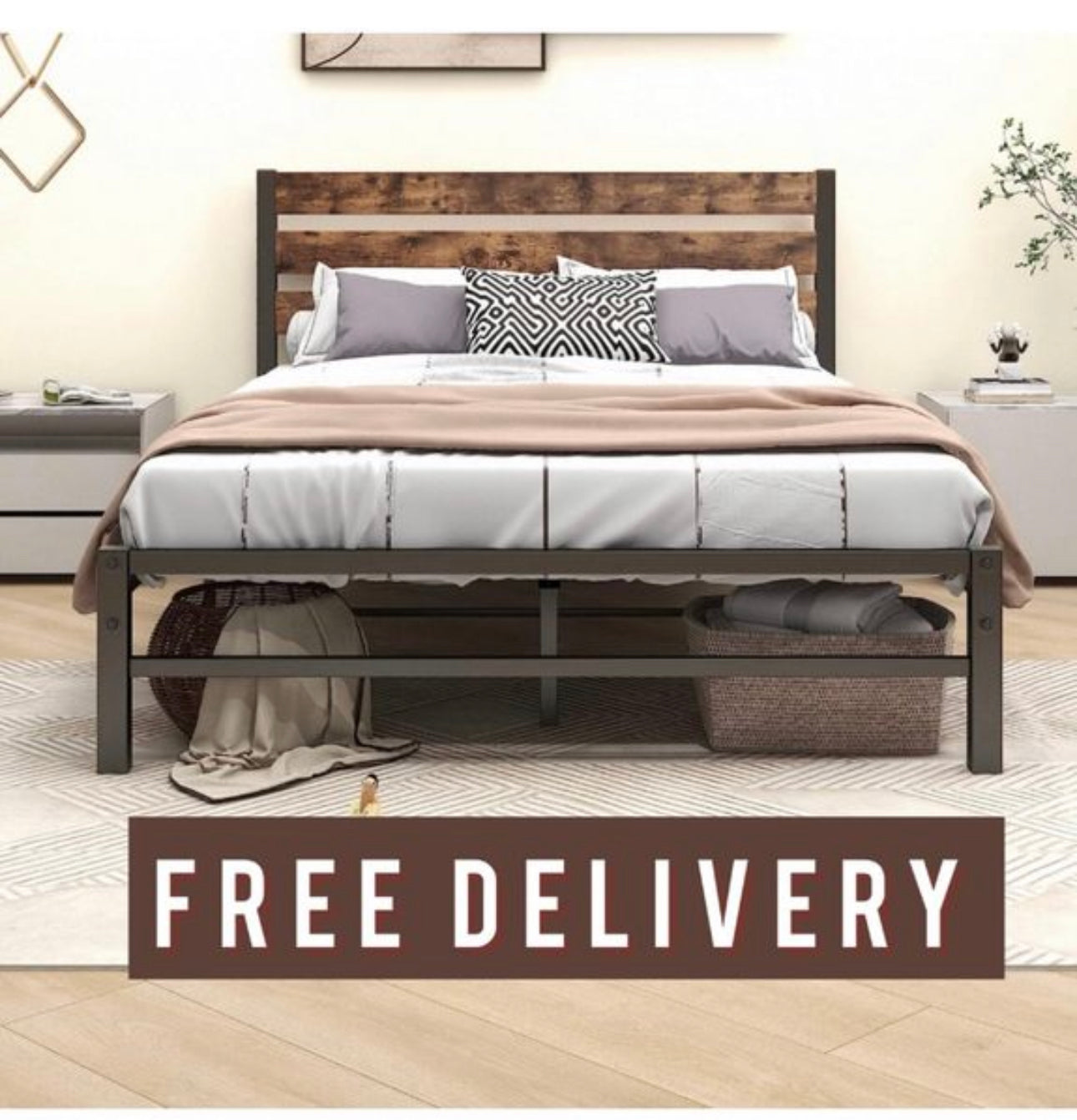 Double Metal Bed Frame