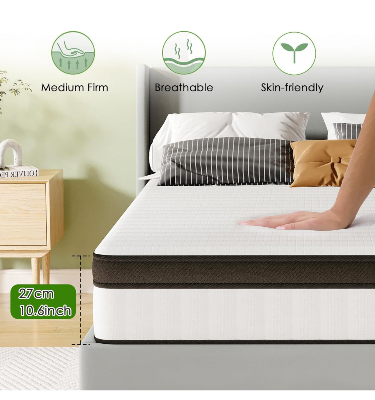 10.6 Inch Double Mattresses