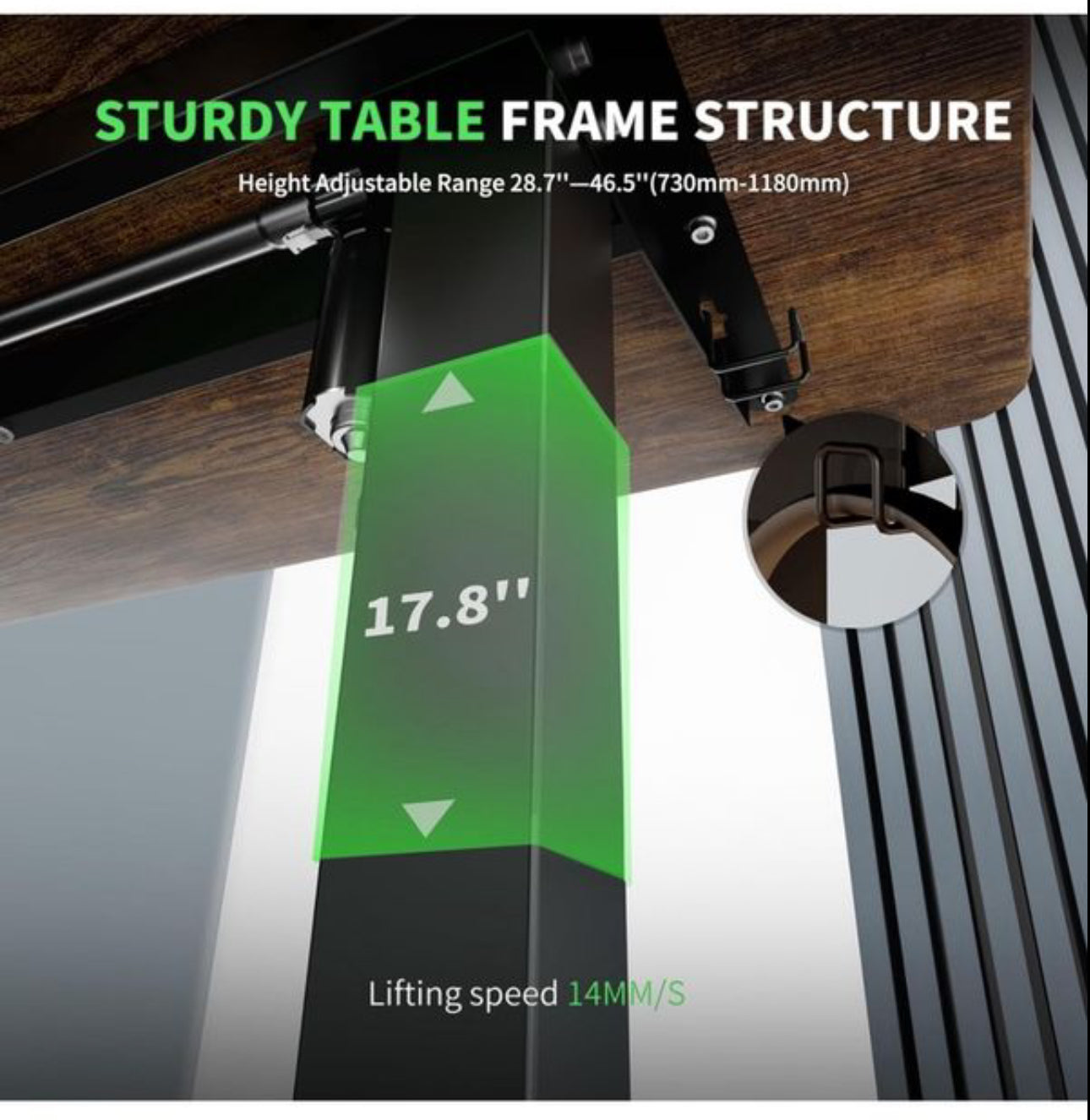 Electric Standing Desk 140x60cm