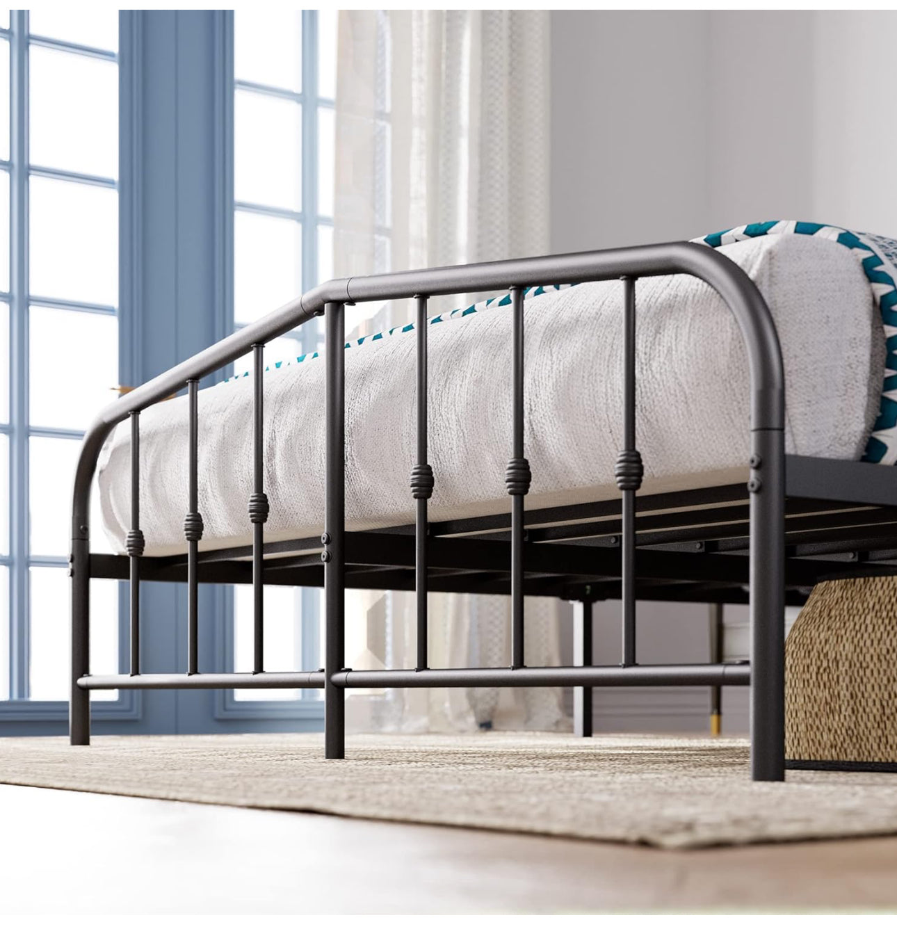 King size Bed frame - Bed 150x200 cm - 30 cm Height