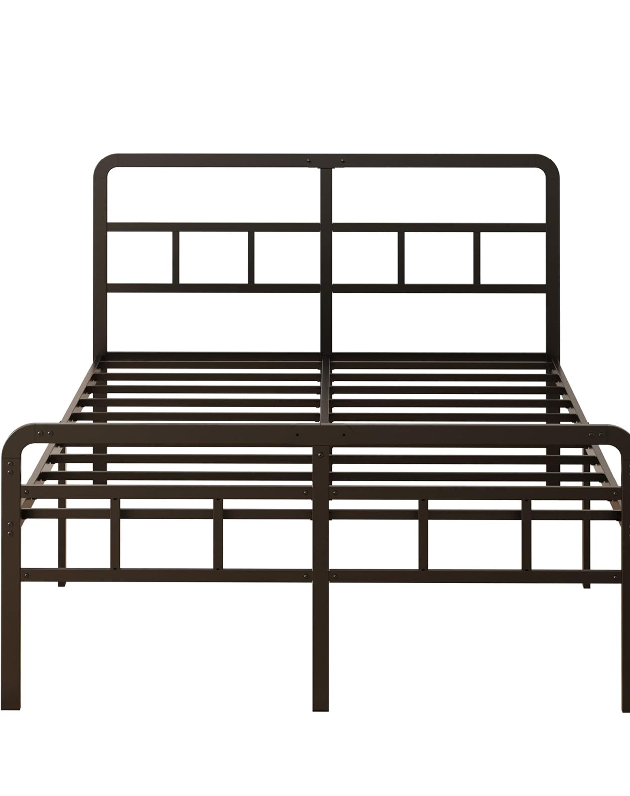 Super King Bed Frame 6ft with Curved Headboard and Footboard, 46cm Height