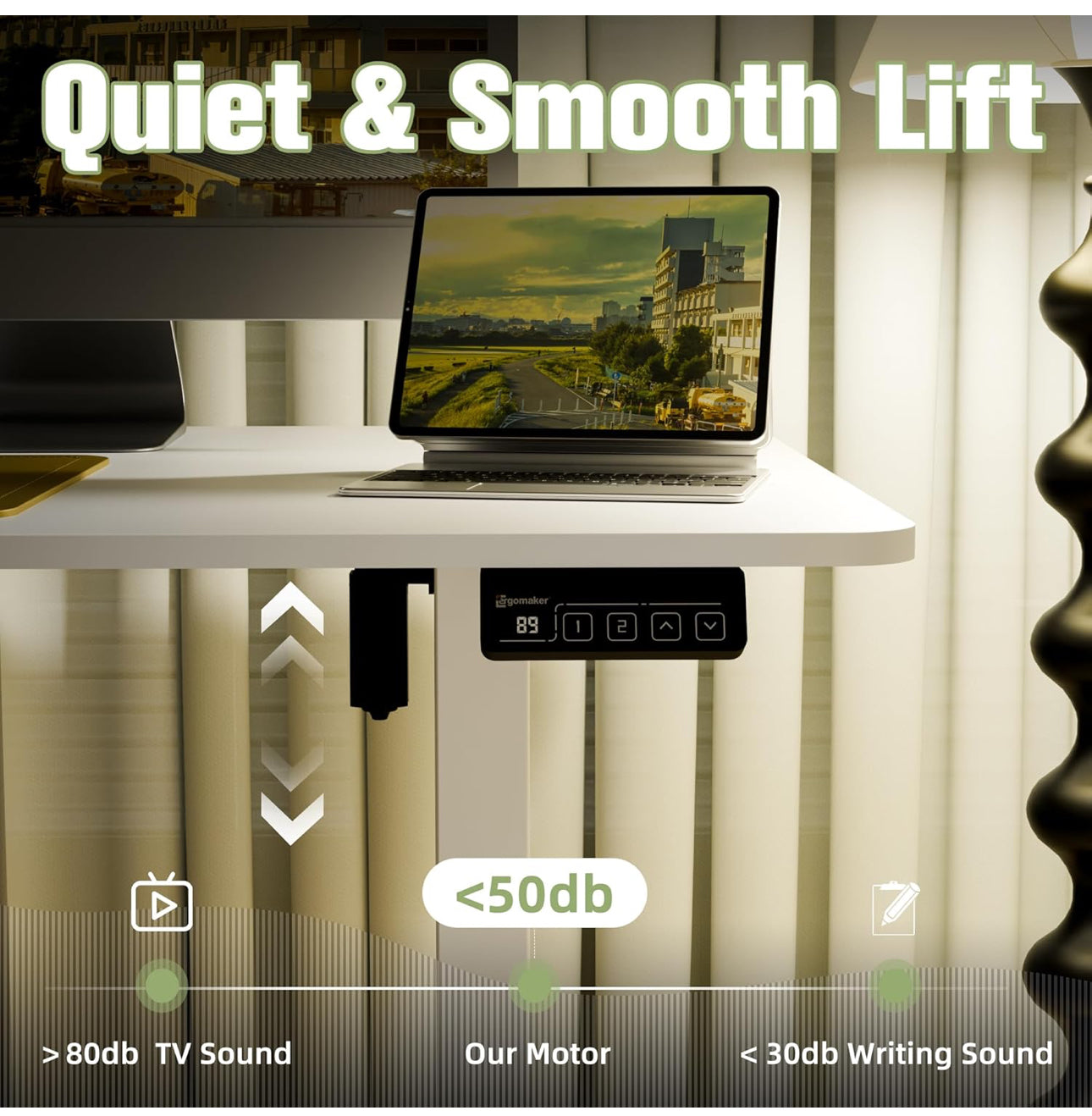 Electric Standing Desk 160x70cm