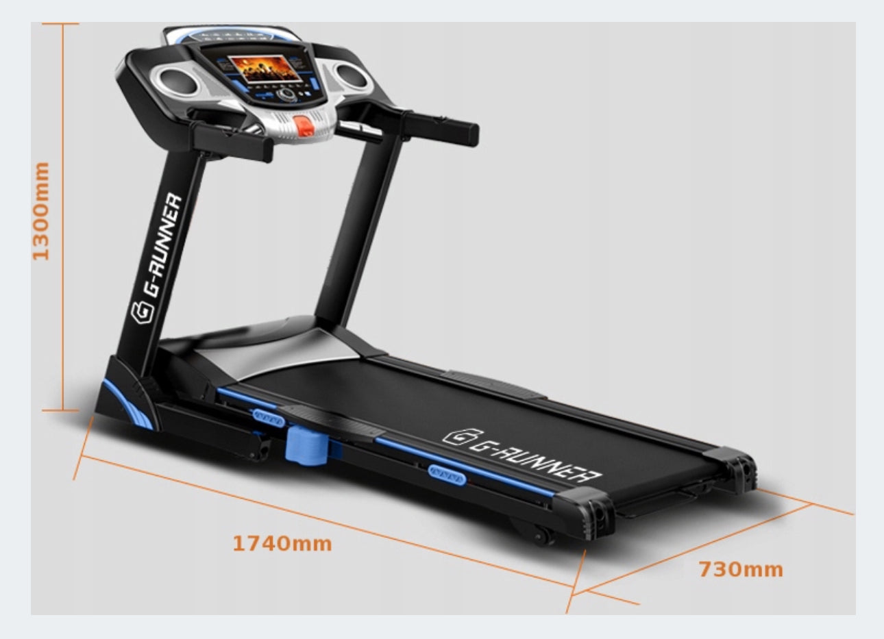 electric treadmill up to 140 kg