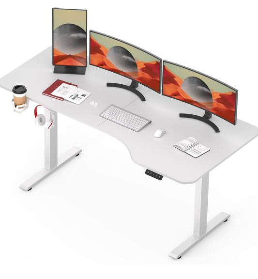 160 × 75 Electric Standing Desk Height Adjustable