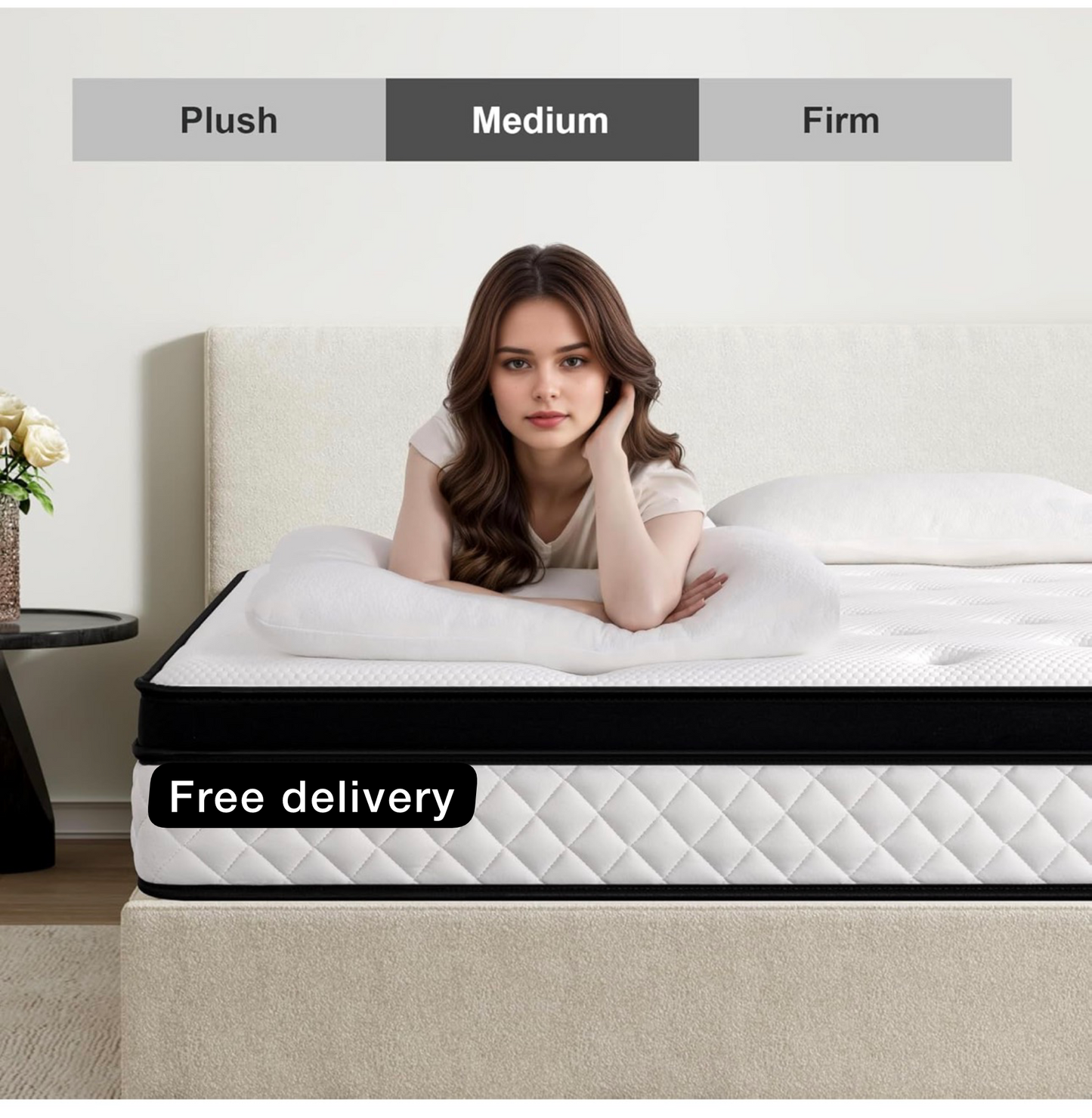 Small Double Mattress, 22CM Gel Memory Foam Pocket Sprung Mattresses