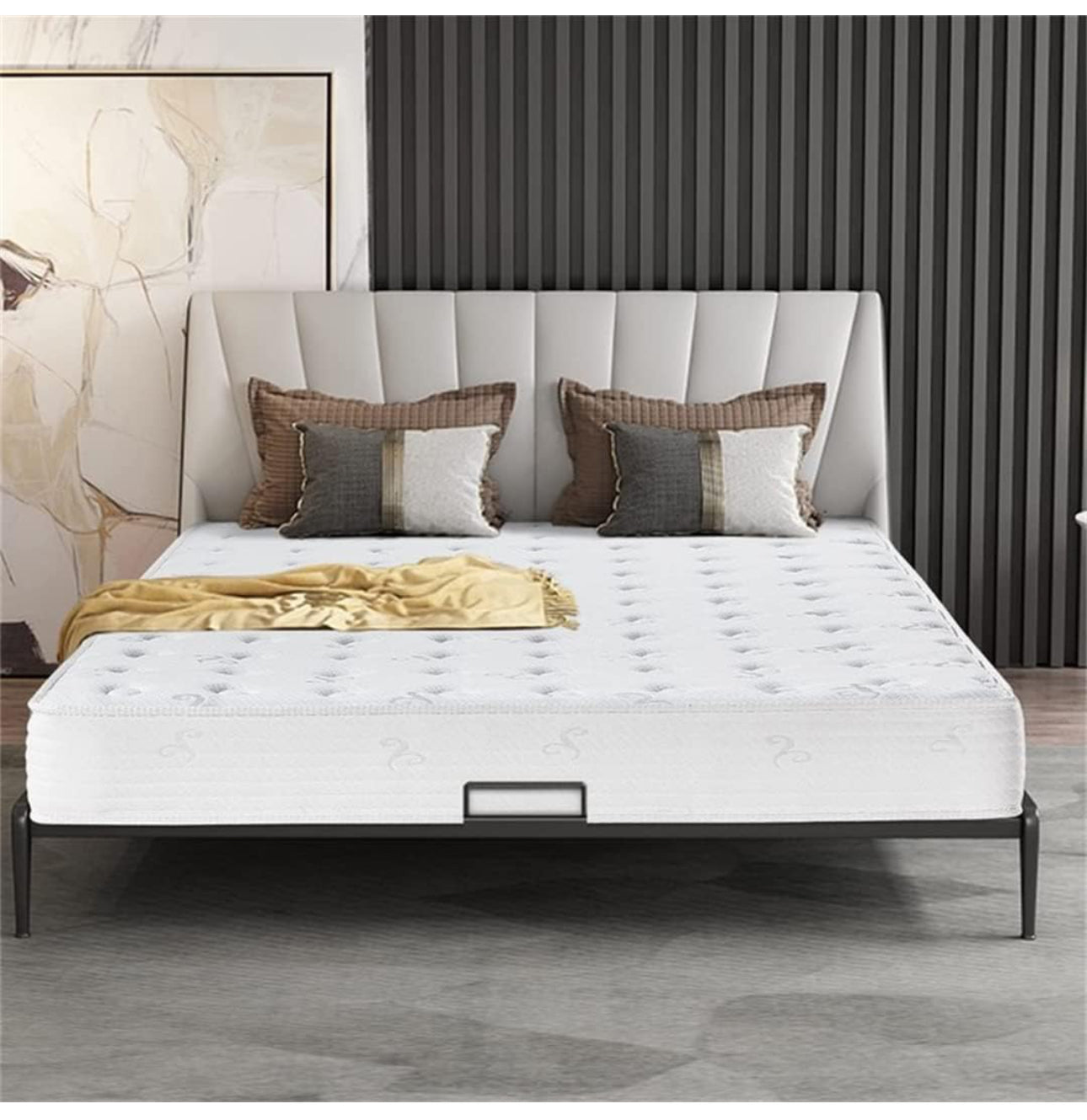 King Size Mattress, 20cm Memory Foam Pocket Sprung Mattress