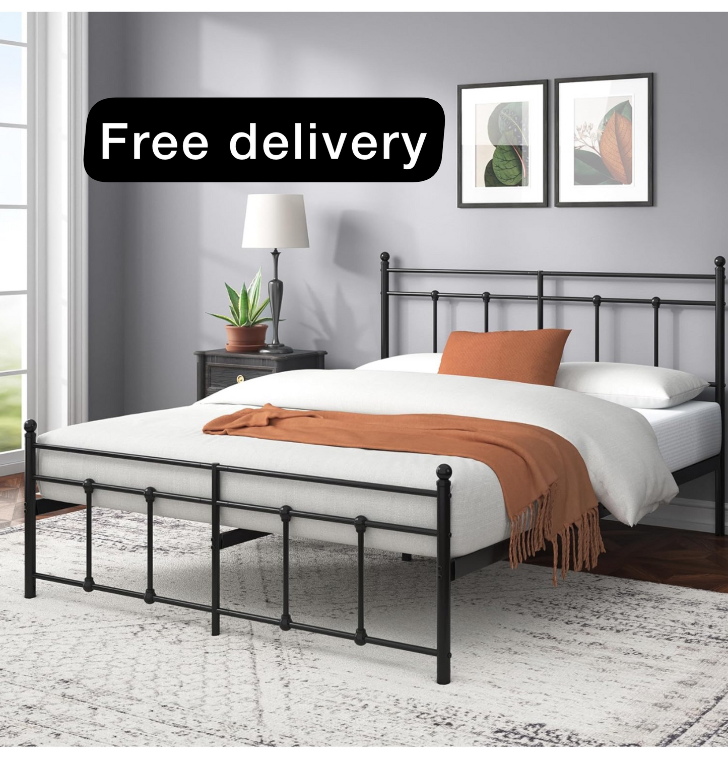Single Bed Frame - Bed 90x190 cm