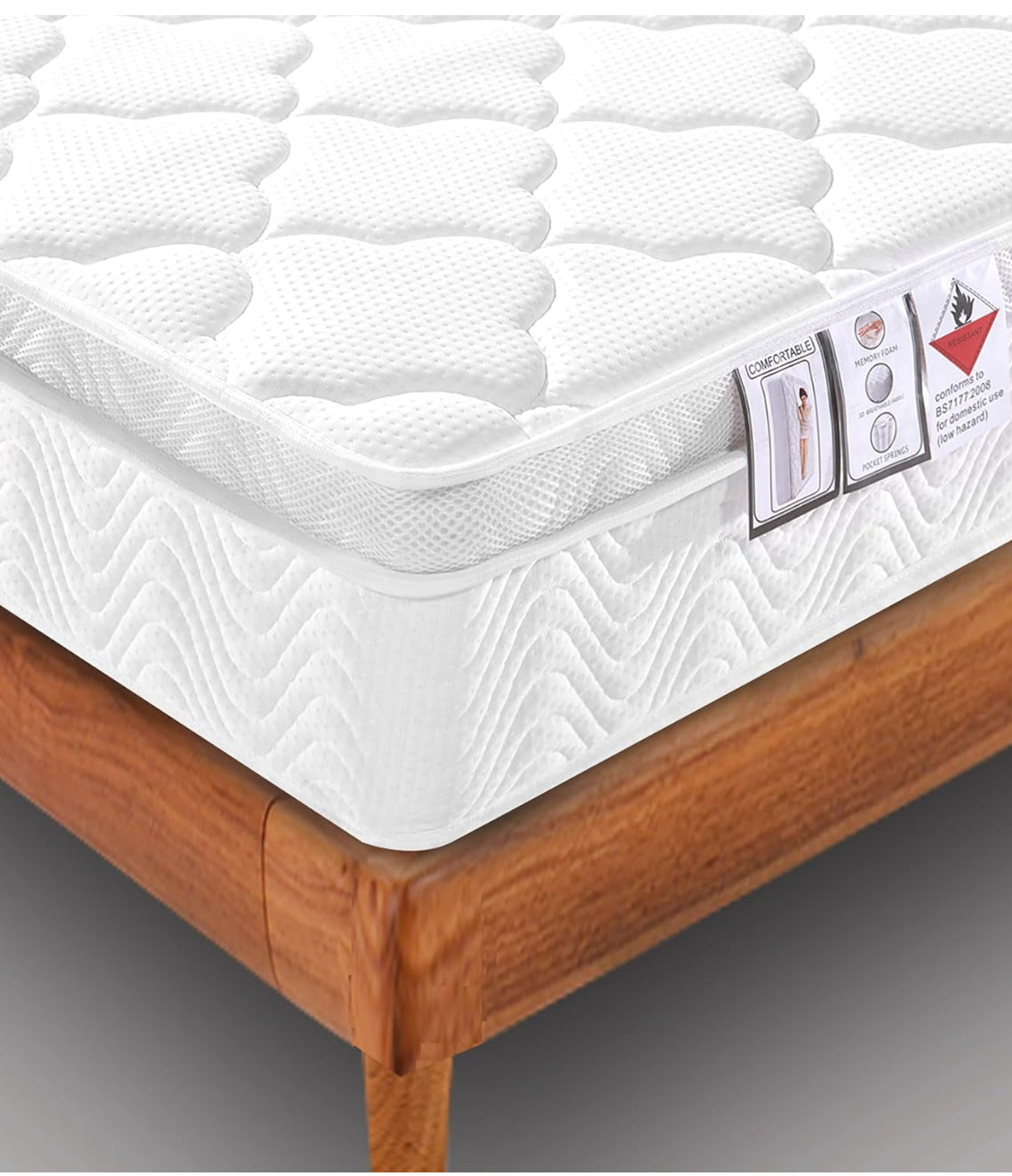 10.2 Inch King Size Mattress 9-Zone Pocket Sprung