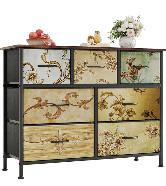 Dresser with 7 Drawers for Bedroom