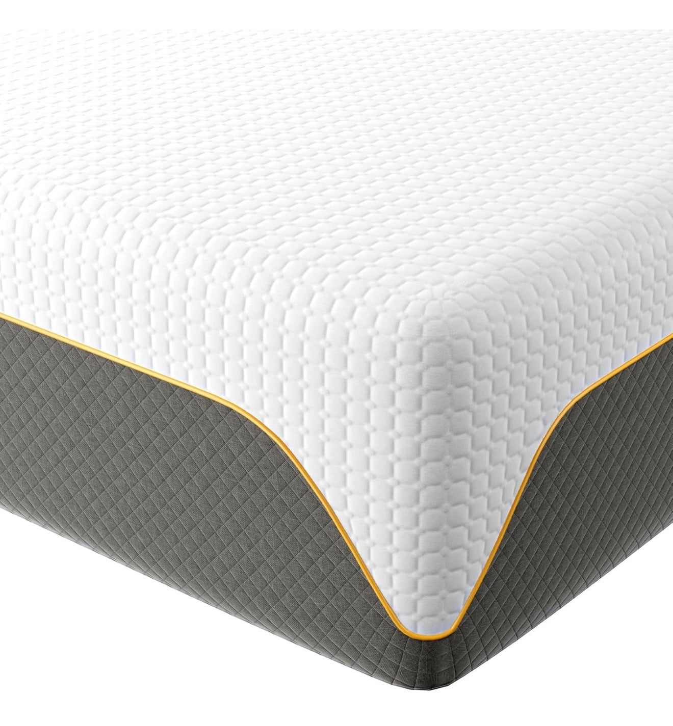 Memory Foam Mattress, 4FT6 Double Mattress, Medium Firm Feel, Soft Skin-friendly Durable, Sleep Cooler and Back Pain Relief, in a Box(135x190x20cm)
