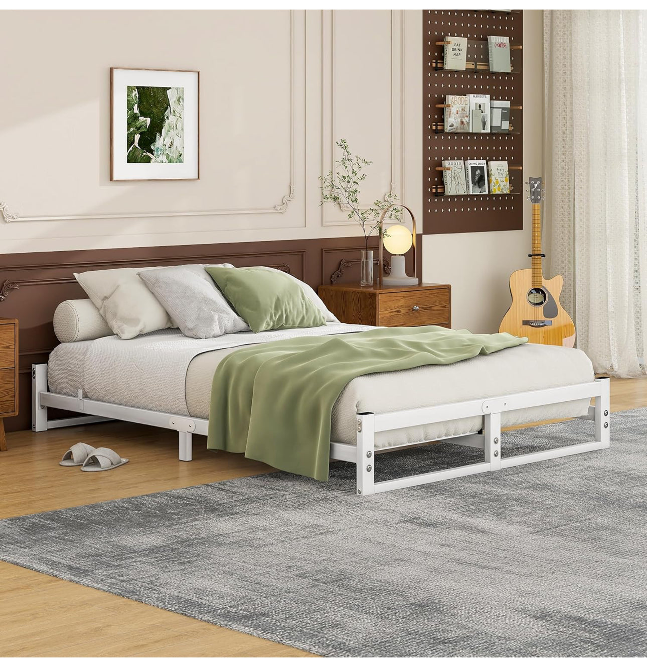 Double Bed Frame,4ft6 Floor Bed Frame