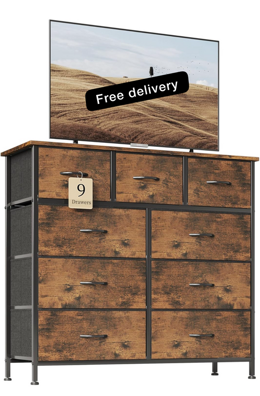 Chest of Drawer with 9 Drawers
