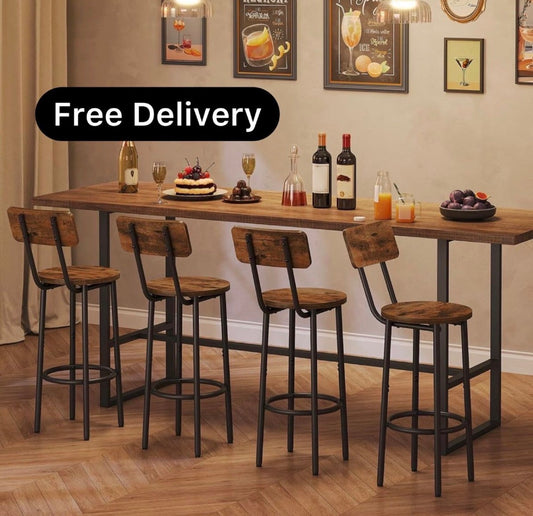 Bar Stools Set of 4 , Breakfast Bar Stools