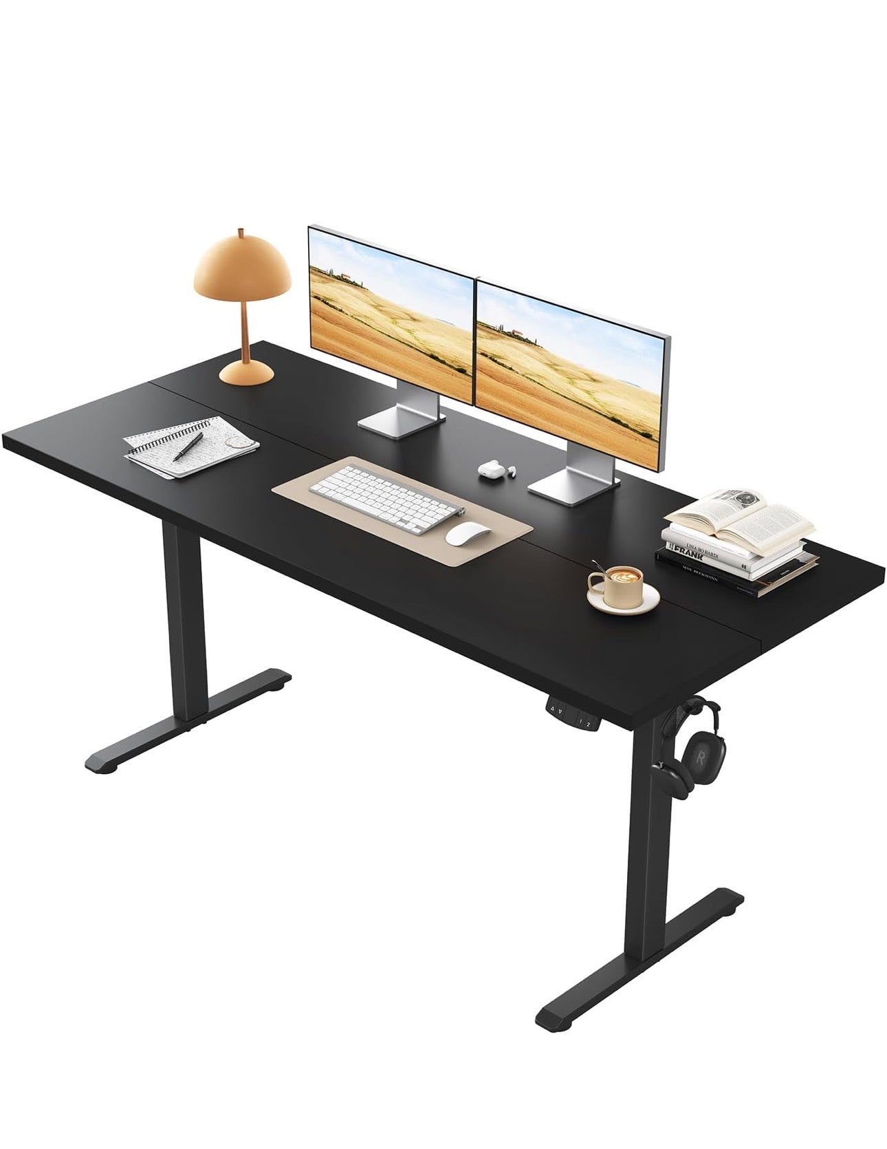 Height-Adjustable Desk, Electric Sit-Stand Office Desk,