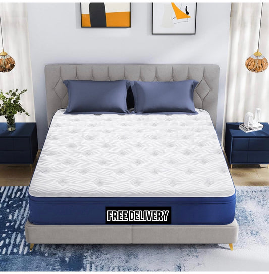 Single Mattress 3FT, 7 Inch Bamboo Fibers Foam and Spring