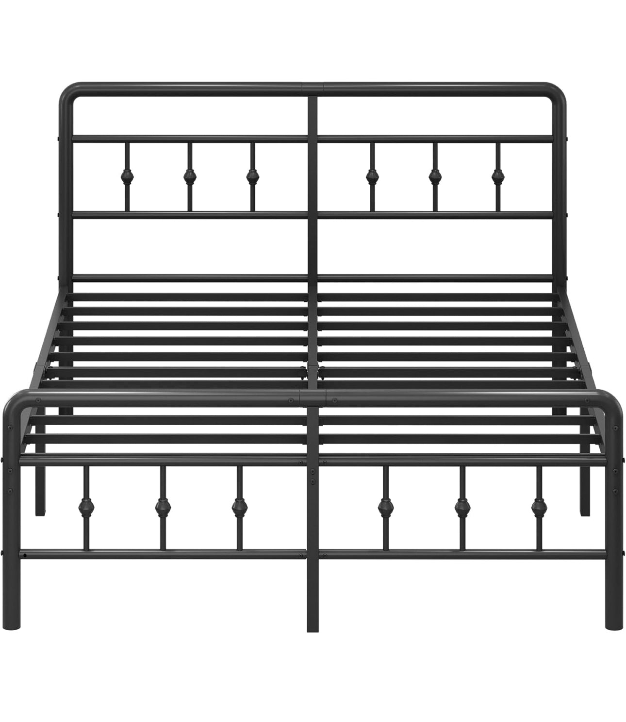 Double Bed Frame 4ft6 with Headboard and Footboard