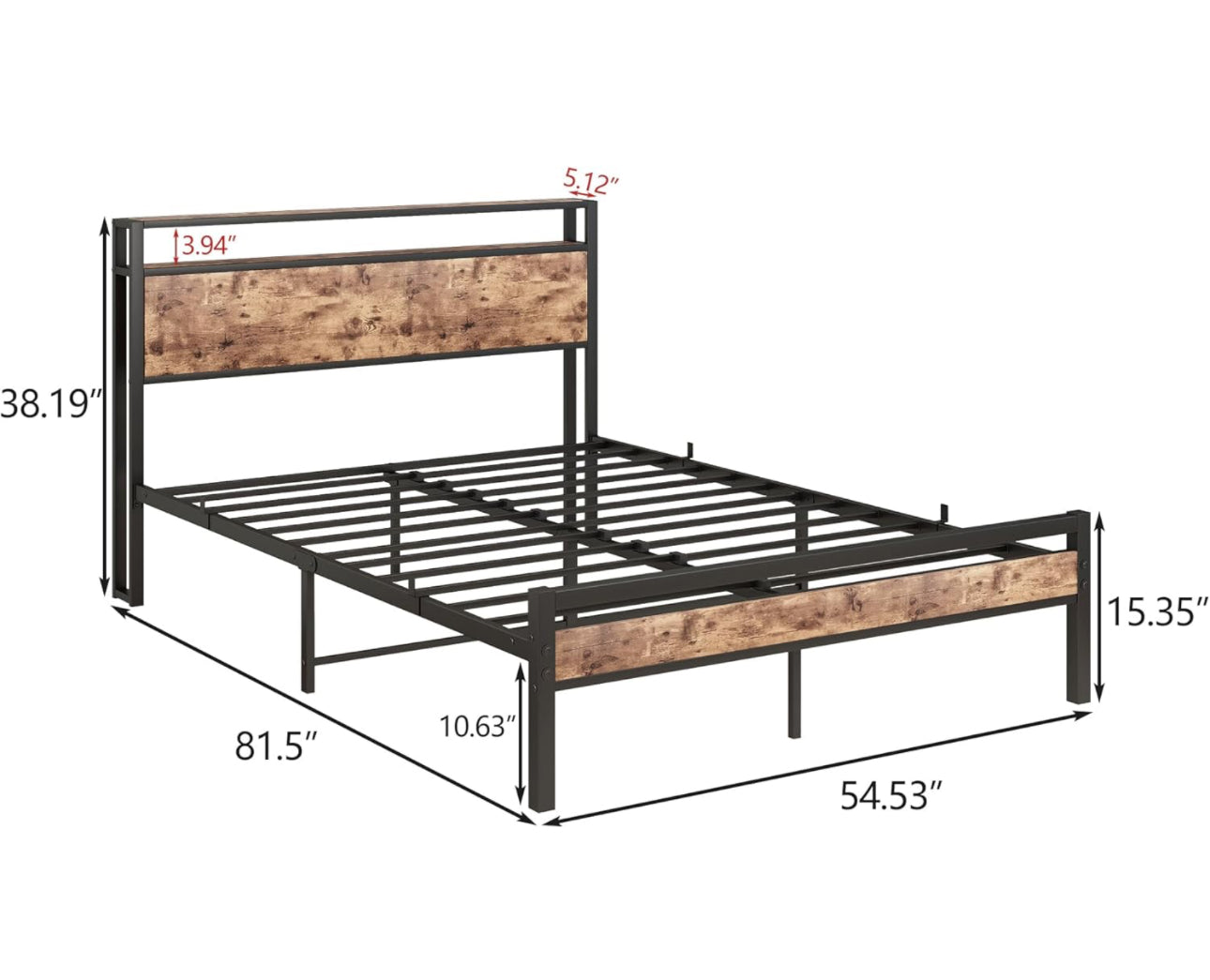 Double bed frame