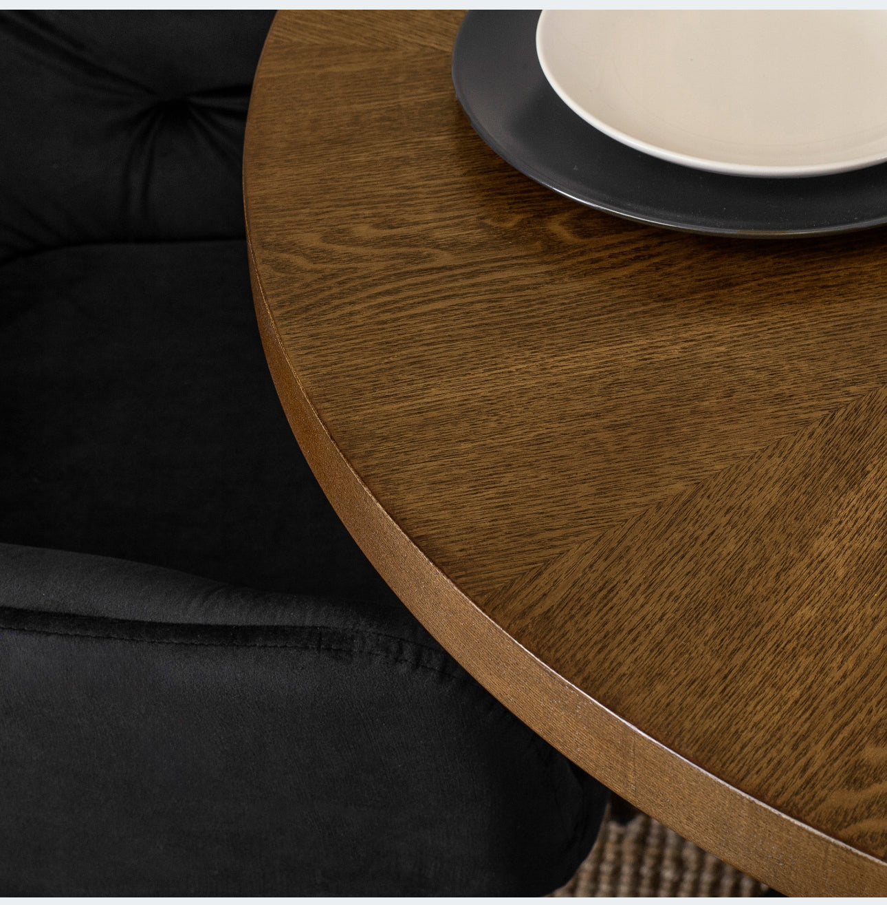 Modern Round Table for the Dining Room