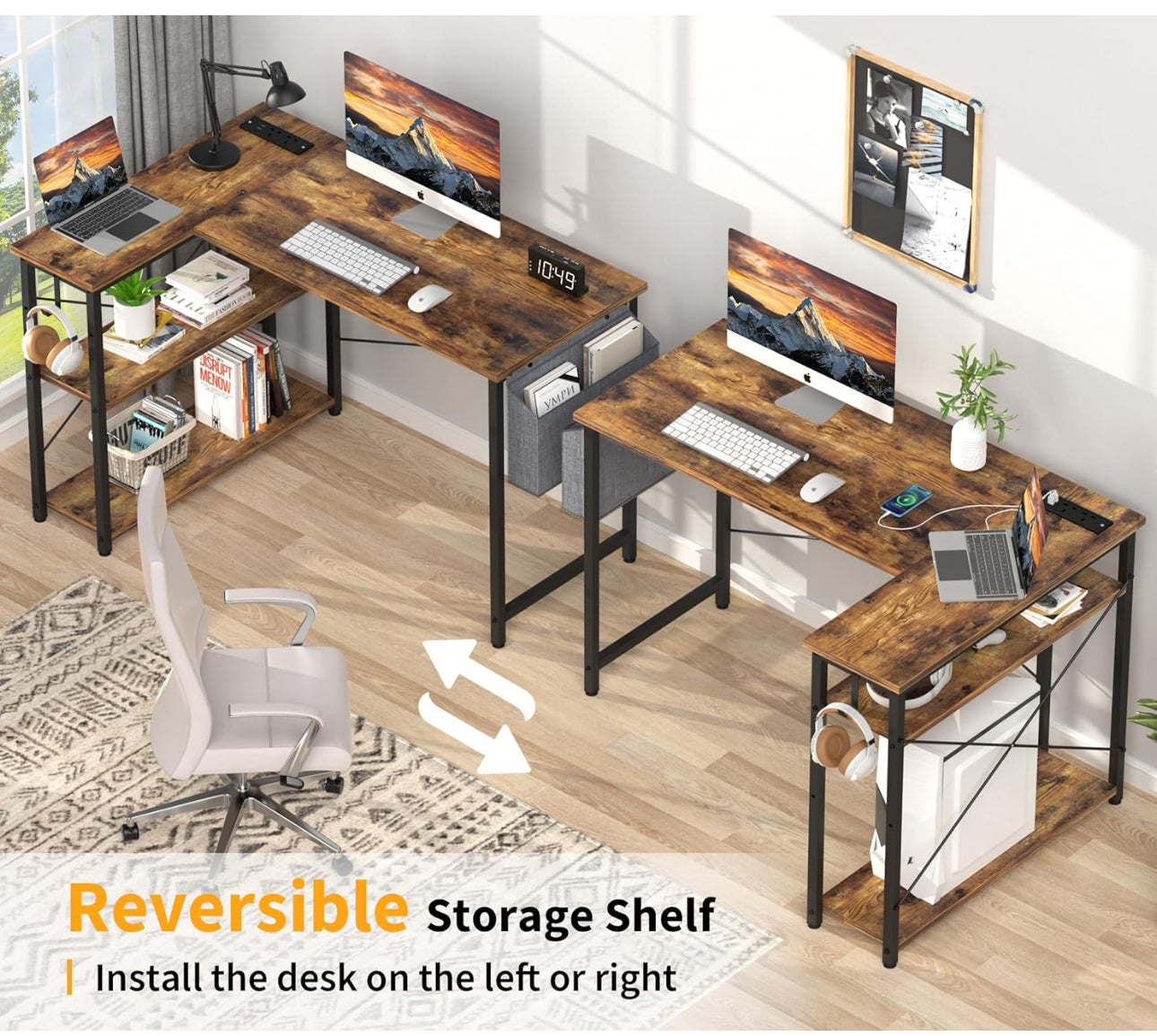 L Shaped Computer Desk