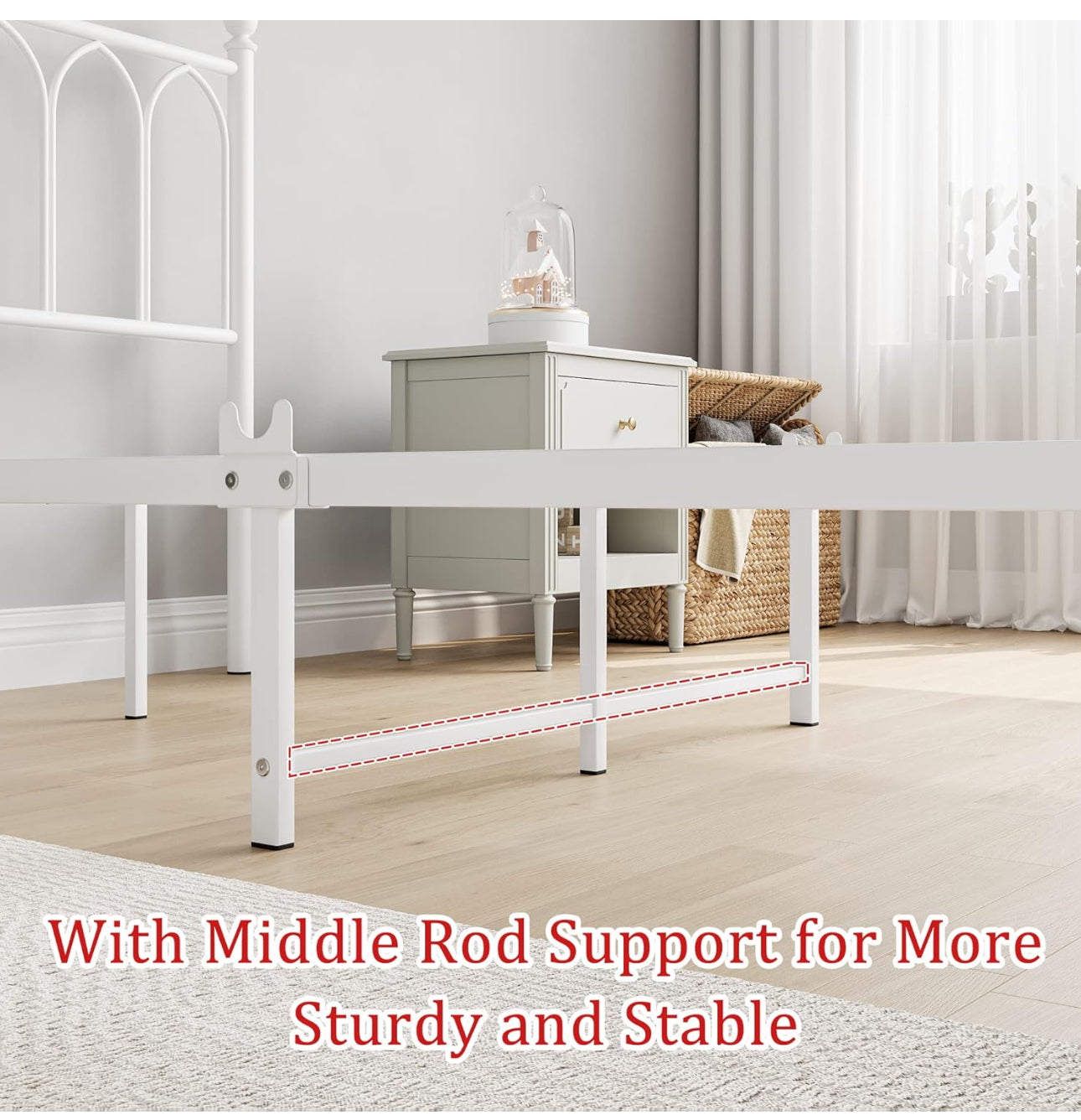 3ft Single Metal Bed