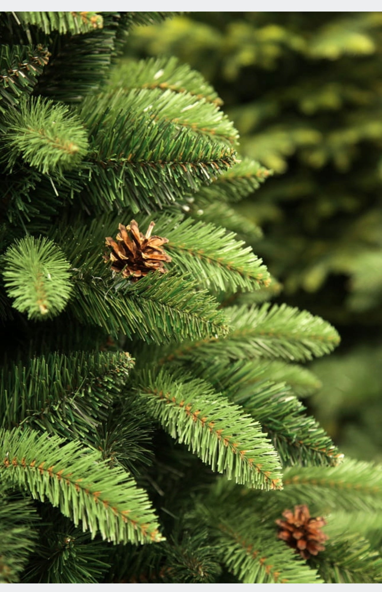 Christmas tree with cones 200 cm