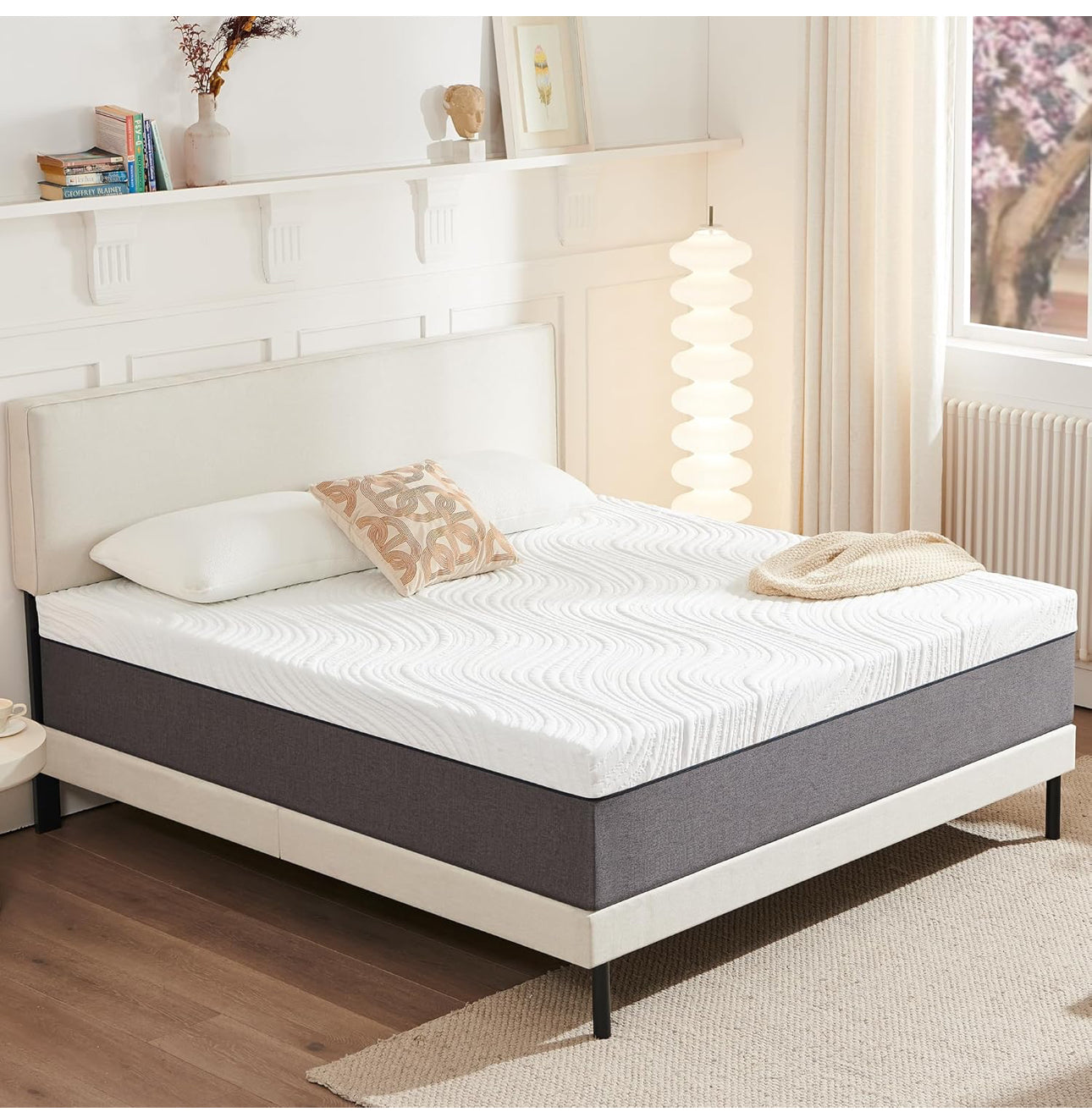 Mattresses, 20cm Double Mattresses with Memory Foam and Anti-mite