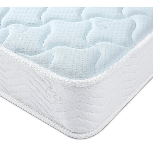 Double Mattress 4FT6 Spring Mattress with 5mm Memory Foam Medium Hardness