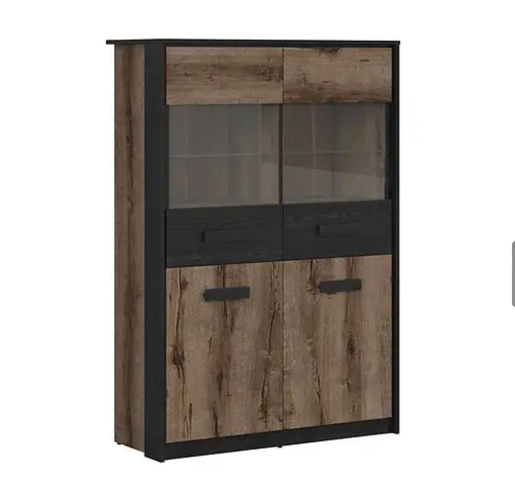 Showcase matte 145 x 100 x 41 cm