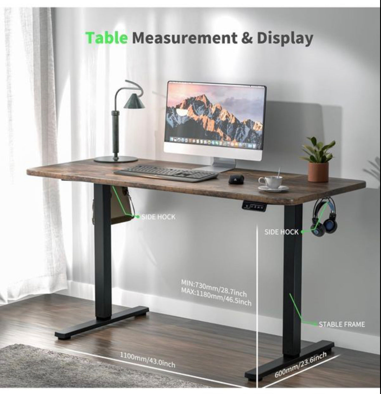 Electric Standing Desk Height Adjustable