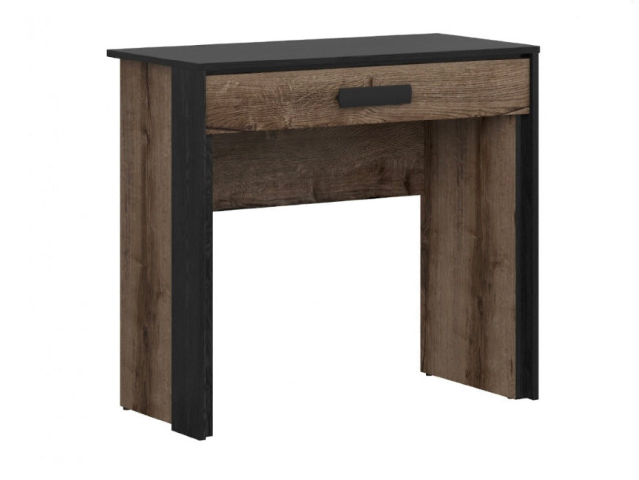 Desk Dressing Table with Drawer Storage Space Console Unit Oak/Black Effect