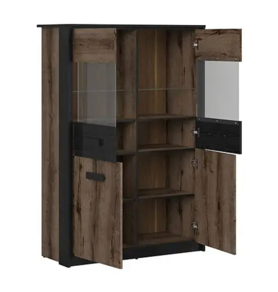 Showcase matte 145 x 100 x 41 cm