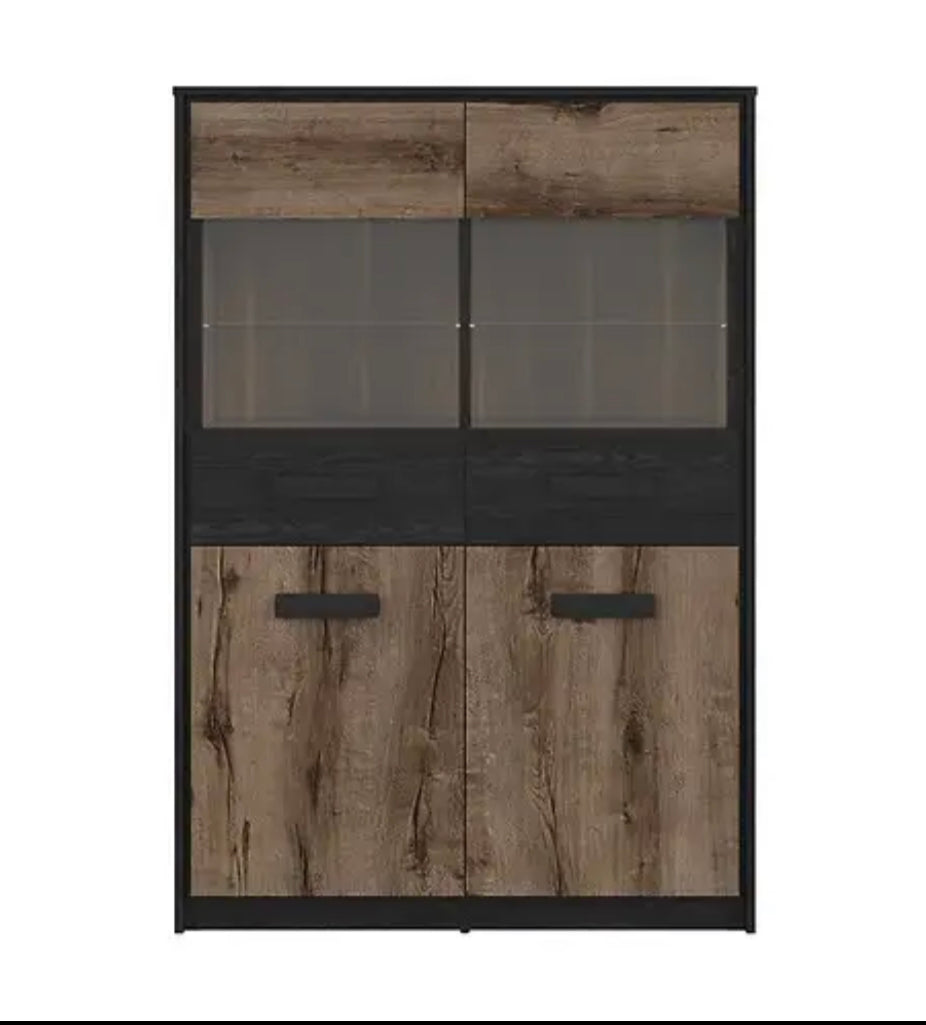 Showcase matte 145 x 100 x 41 cm