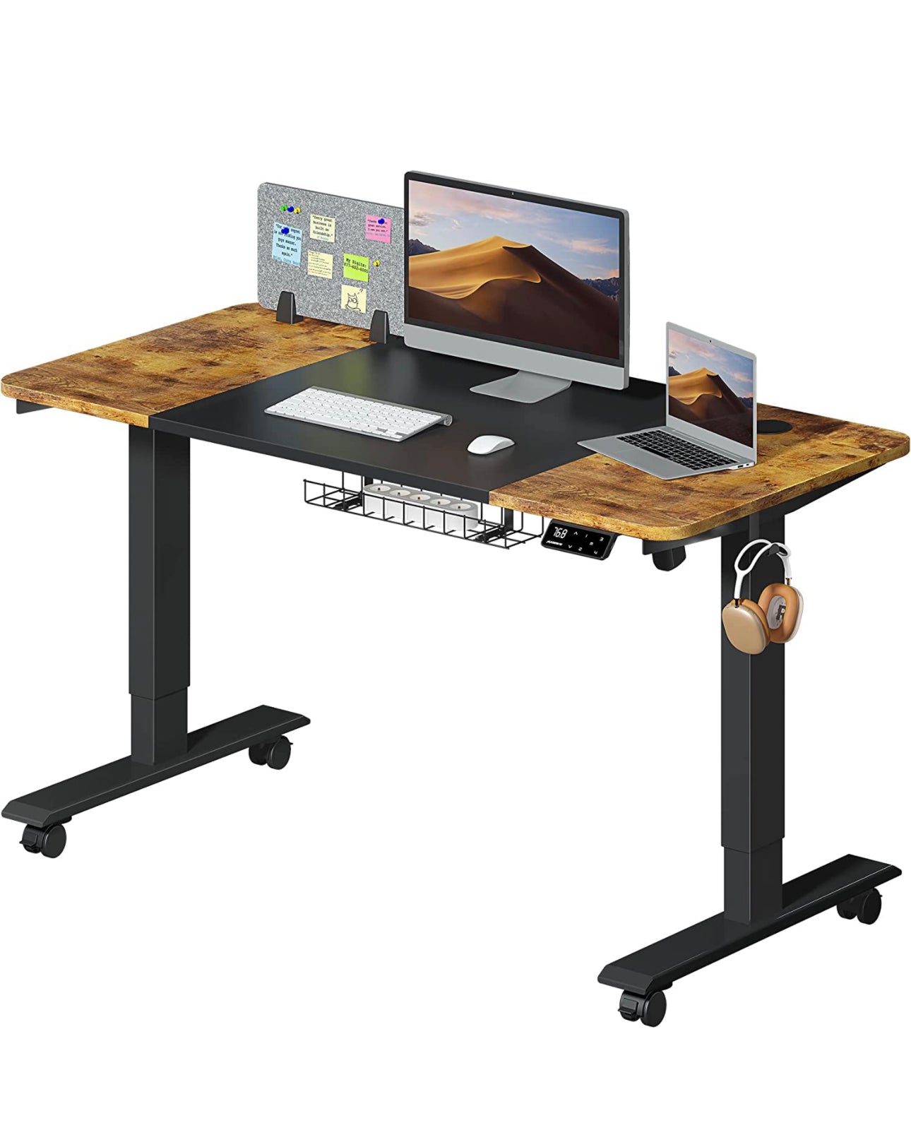 Electric Standing Desk Brown